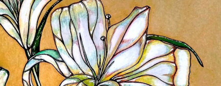 Lilies original painting by Artūras Skopas. Home