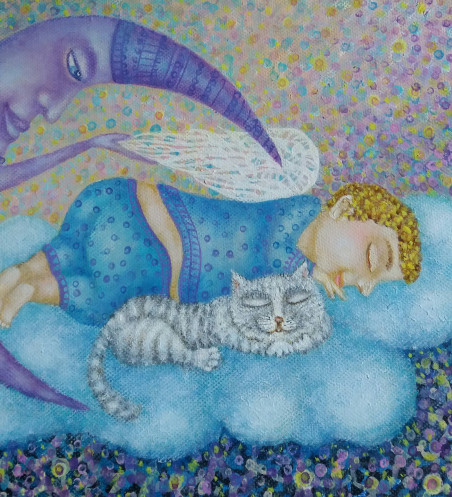 Calm Dream original painting by Danguolė Jokubaitienė. Home