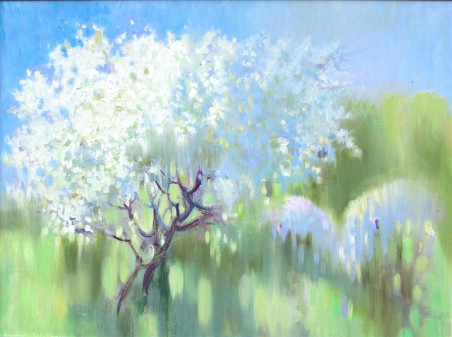 White Lightness original painting by Svetlana Ovinova. Home