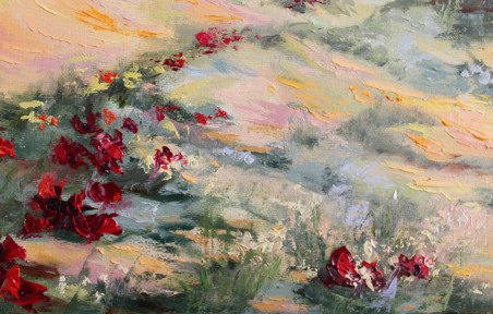 In An Olive Grove original painting by Rita Medvedevienė. Home