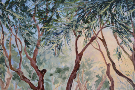 In An Olive Grove original painting by Rita Medvedevienė. Home