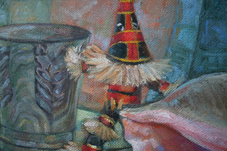 Still Life With A Cockle-Shell original painting by Nomeda Balasevičiūtė. Home