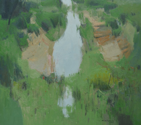 Stream original painting by Vytautas Laisonas. Home