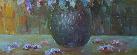 Lilacs original painting by Liudvikas Daugirdas. Home