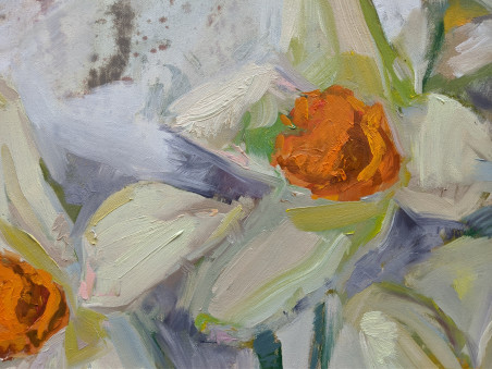 Daffodils original painting by Mantas Čepauskis. Home