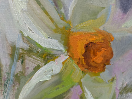 Daffodils original painting by Mantas Čepauskis. Home