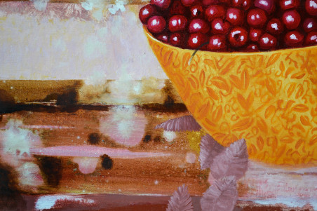 Cherry Day original painting by Artūras Braziūnas. Home