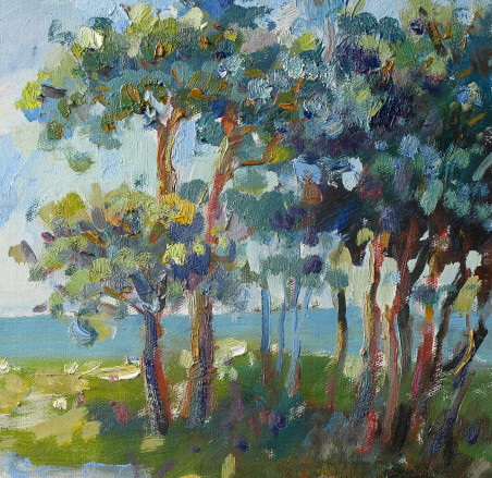 Baltic Seaside original painting by Liudvikas Daugirdas. Home