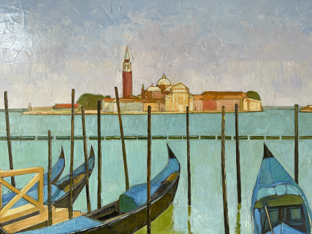 Venice original painting by Arvydas Kašauskas. Home