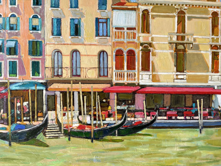 Venice II original painting by Arvydas Kašauskas. Home