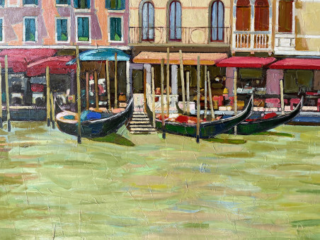 Venice II original painting by Arvydas Kašauskas. Home