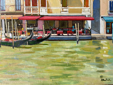 Venice II original painting by Arvydas Kašauskas. Home