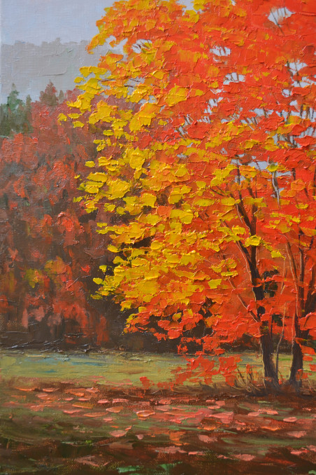 Autumn Beauty original painting by Rimantas Virbickas. Home