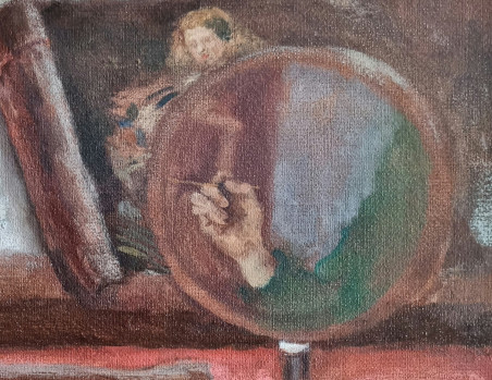 Study Of Handbreadth original painting by Vaidotas Vankevičius. Home