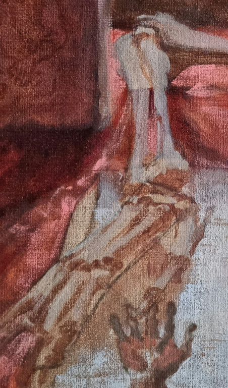 Study Of Handbreadth original painting by Vaidotas Vankevičius. Home