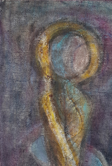 Amulet original painting by Kristina Čivilytė. Home