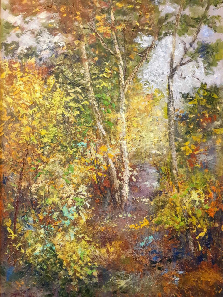 Autumn Rhapsody original painting by Lilijana Tumaitė. Home