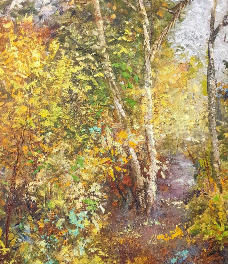 Autumn Rhapsody original painting by Lilijana Tumaitė. Home