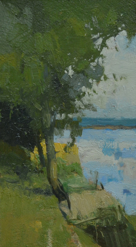 By the Lake original painting by Vytautas Laisonas. Home