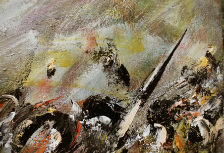 A Fragment Of A Father's Word original painting by Konstantinas Žardalevičius. Abstract Paintings