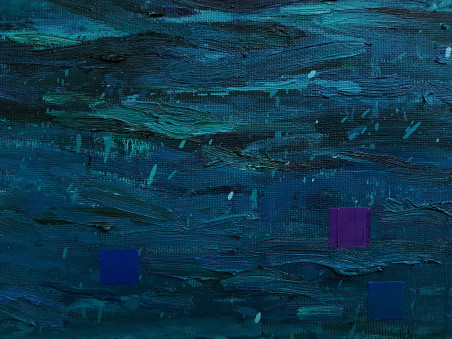 Dive in another space original painting by Sigitas Laurinavičius. Home