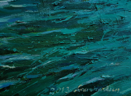 Water original painting by Sigitas Laurinavičius. Home