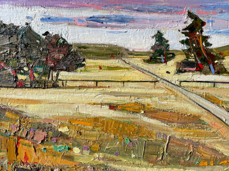 Juodkrantė motif original painting by Arvydas Kašauskas. Home