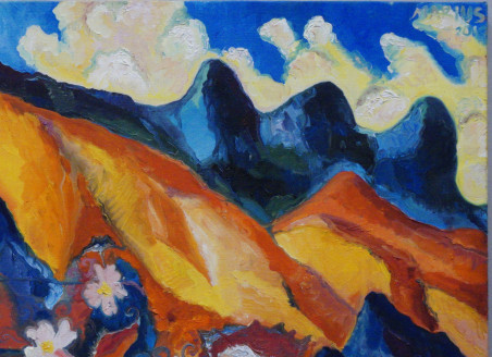 Windy expression in Cirdili original painting by Marius Abramavičius Neboisia. Home