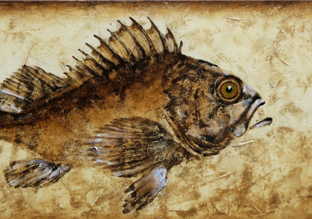 A Fish original painting by Sergejus Želobčastas. Home