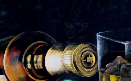 Whiskey 2 original painting by Sergejus Želobčastas. Home