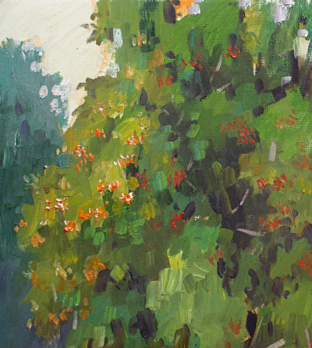 Blooming Rowan original painting by Liudvikas Daugirdas. Home