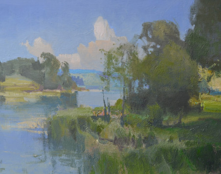 Grassy Coast original painting by Vytautas Laisonas. Home