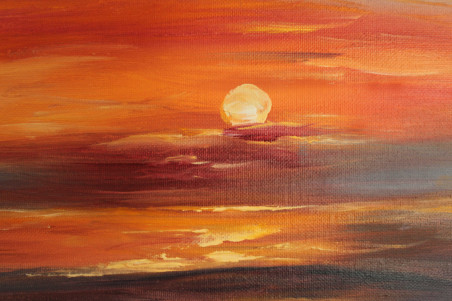 Twilight original painting by Birutė Bernotienė McCarthy. Home