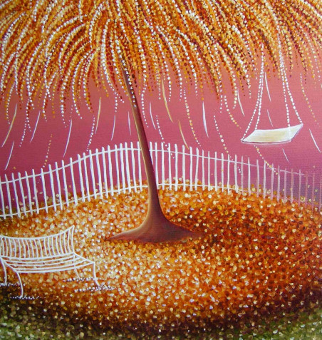 Amber Autumn original painting by Viktorija Labinaitė. Home