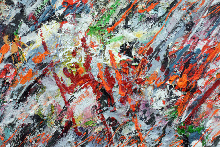 Words - Alien Virus original painting by Konstantinas Žardalevičius. Abstract Paintings