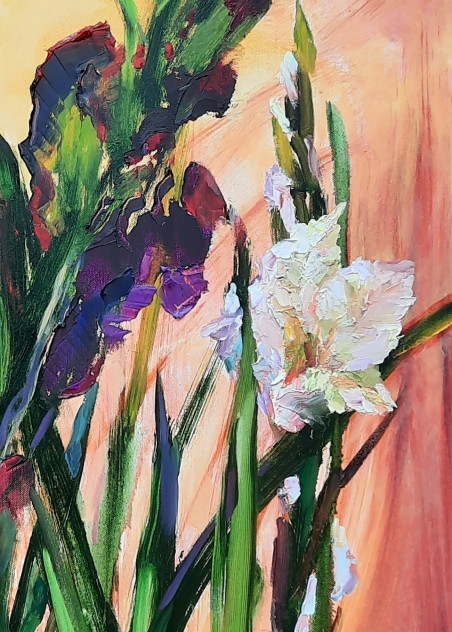 Gladiolus III original painting by Vilma Vasiliauskaitė. Home