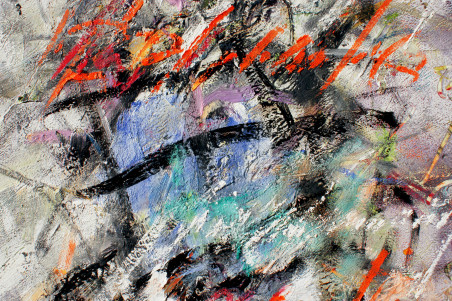 Two People Conversation original painting by Konstantinas Žardalevičius. Konstantinas Žardalevičius Abstractions