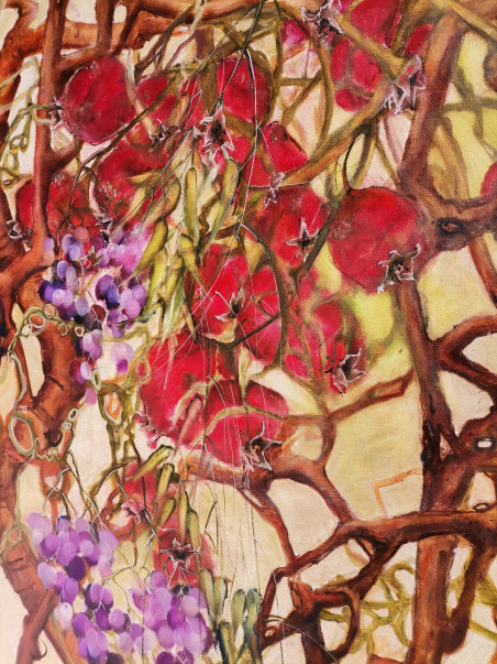 For a Wine Lovers 14 original painting by Inesa Škeliova. Home