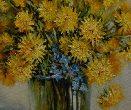 From Dandelion Meadow original painting by Irma Pažimeckienė. Flowers