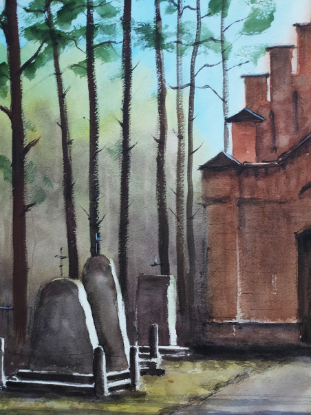 Chapel original painting by Eugis Eidukaitis. Home