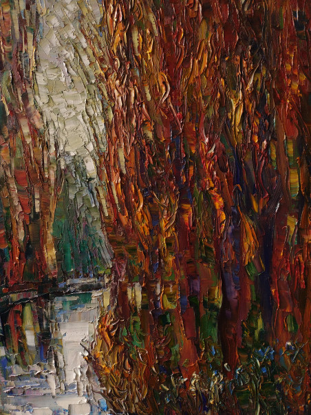 River original painting by Simonas Gutauskas. Home