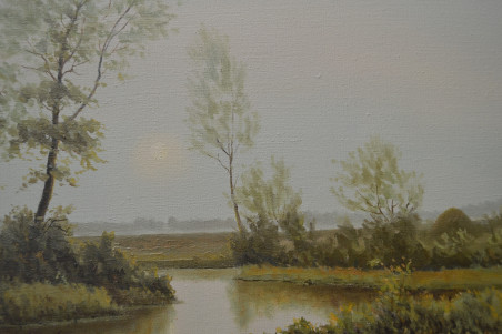 Summer Morning original painting by Rimantas Virbickas. Home