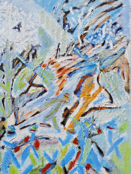 Snow Battle original painting by Gitas Markutis. Home