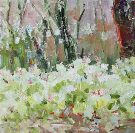 Blooming in Forest original painting by Liudvikas Daugirdas. Home