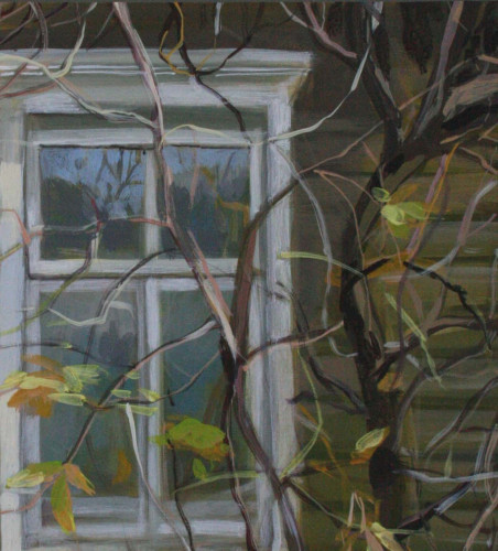 Forgotten window original painting by Giedra Purlytė. Home