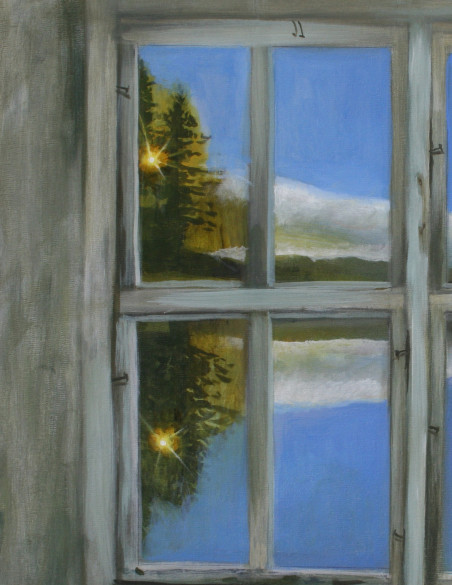 Reflection original painting by Giedra Purlytė. Home