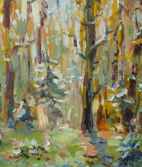 In the Forest original painting by Liudvikas Daugirdas. Home