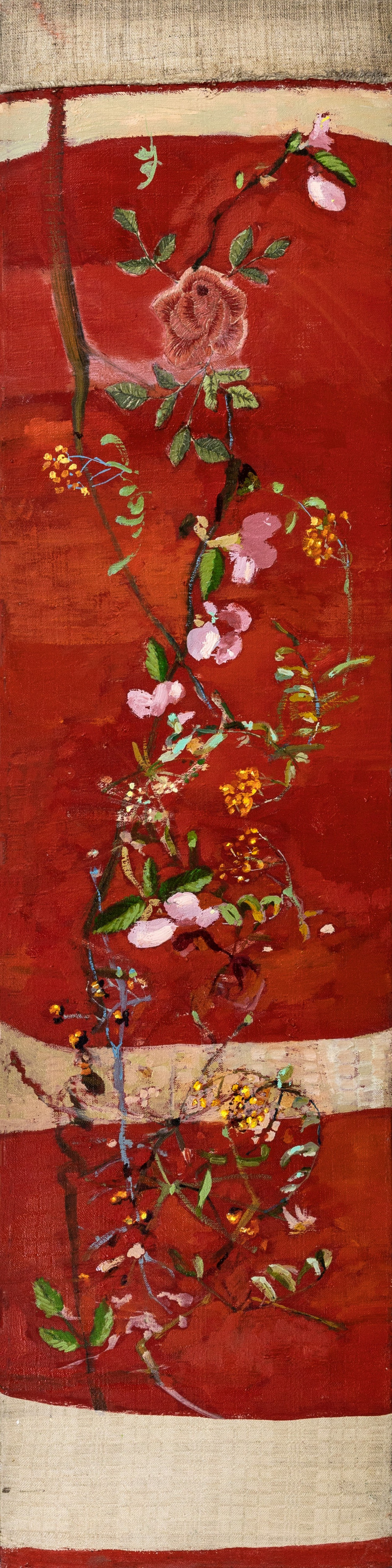 Bloomed, whitered original painting by Loreta Zdanavičienė. Home