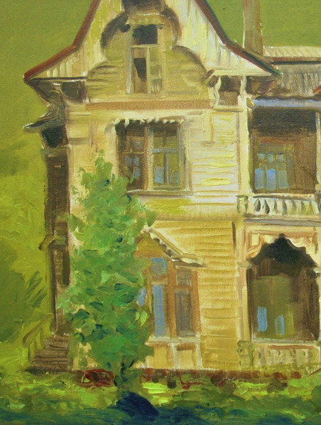 Captain Vade's Palace original painting by Vidmantas Jažauskas. Home