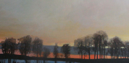 Horizon in the Evening original painting by Giedra Purlytė. Home